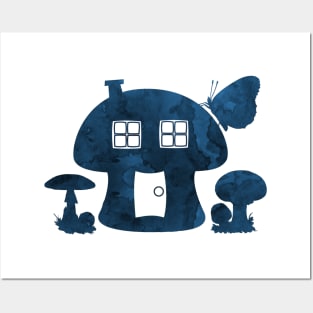 Mushroom House Posters and Art